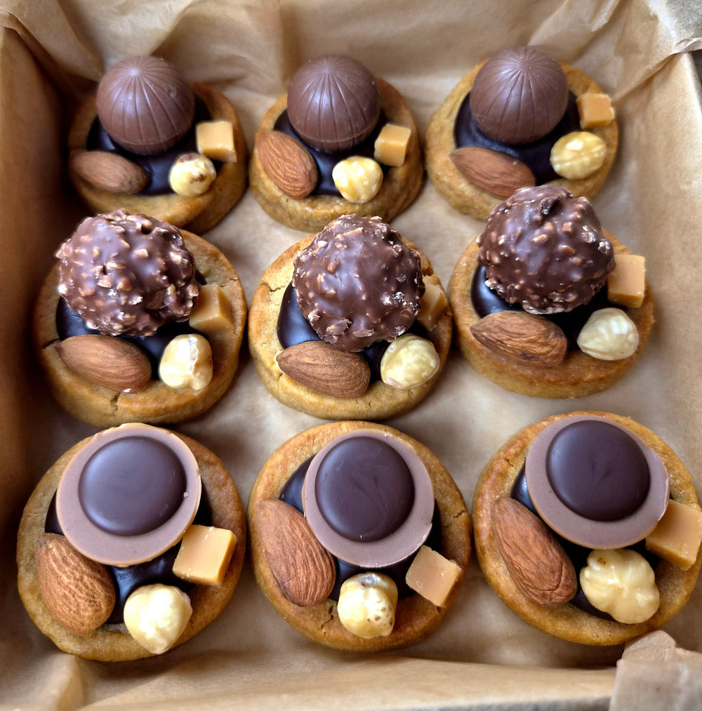 Christmas Box bruin mini 9 stuks