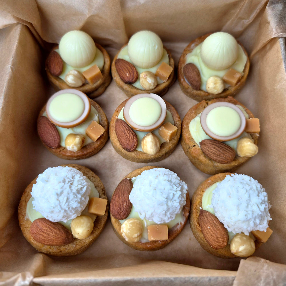 Christmas Box wit mini 9 stuks