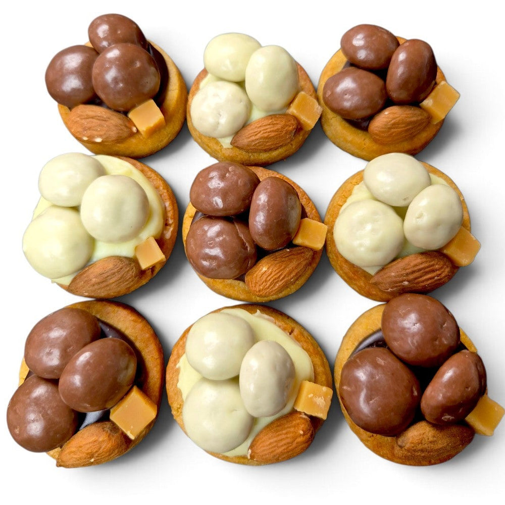Sint Box bruin/wit mini 9 stuks