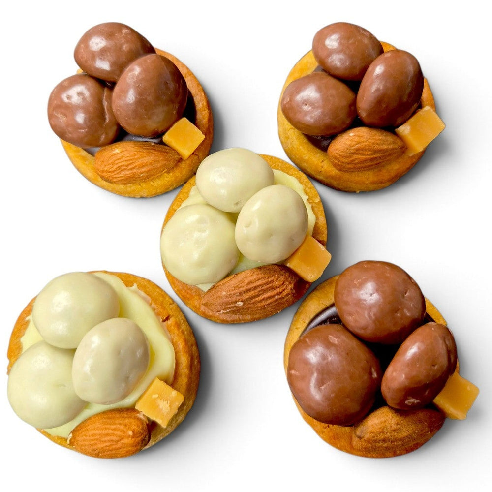 Sint Box bruin/wit mini 5 stuks