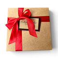 Christmas Box bruin mini 9 stuks