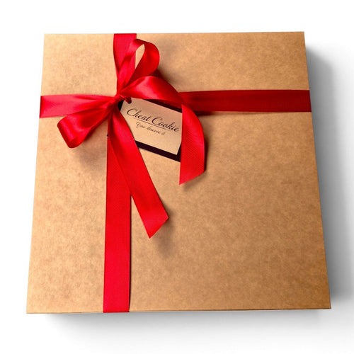 Christmas Box bruin/wit mini 25 stuks