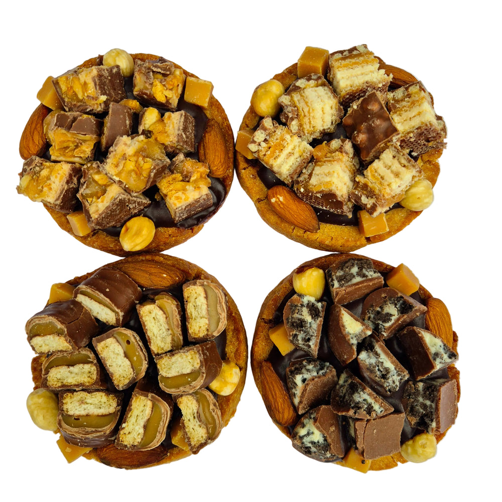 Partybox bruin: Snickers - Lion - Twix - Oreo