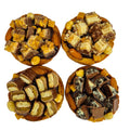 Partybox bruin: Snickers - Lion - Twix - Oreo