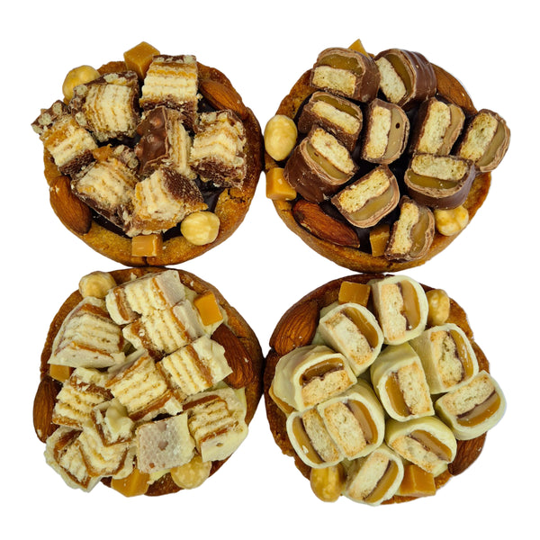 Partybox bruin / wit: Lion - Twix - witte Lion - witte Twix