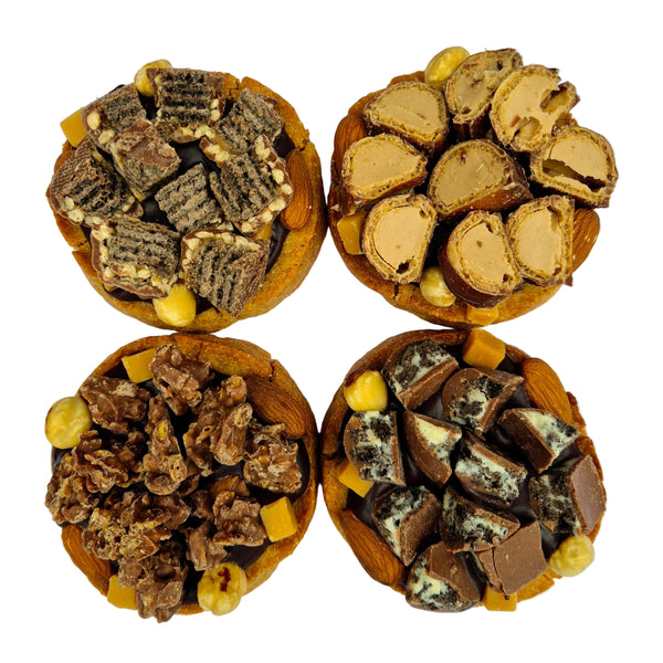 Partybox bruin: Lion brownie - Bueno - Daim - Oreo